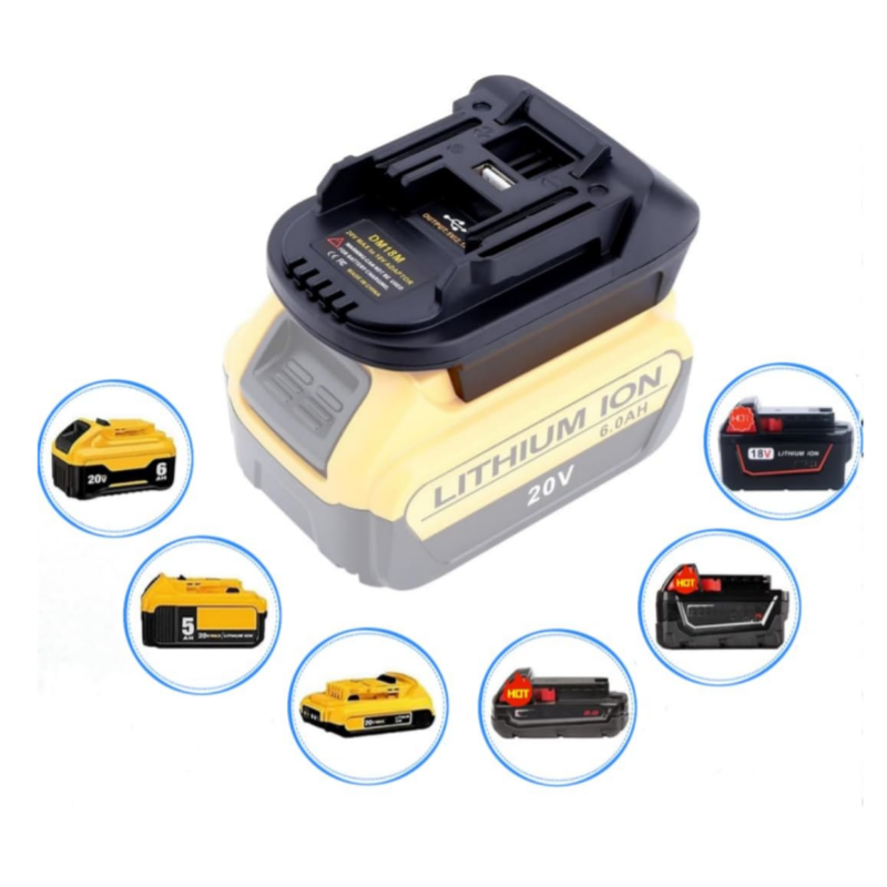 Power Tools Dewalt - DM18M محول بطارية ليثيوم لديوالت إلى