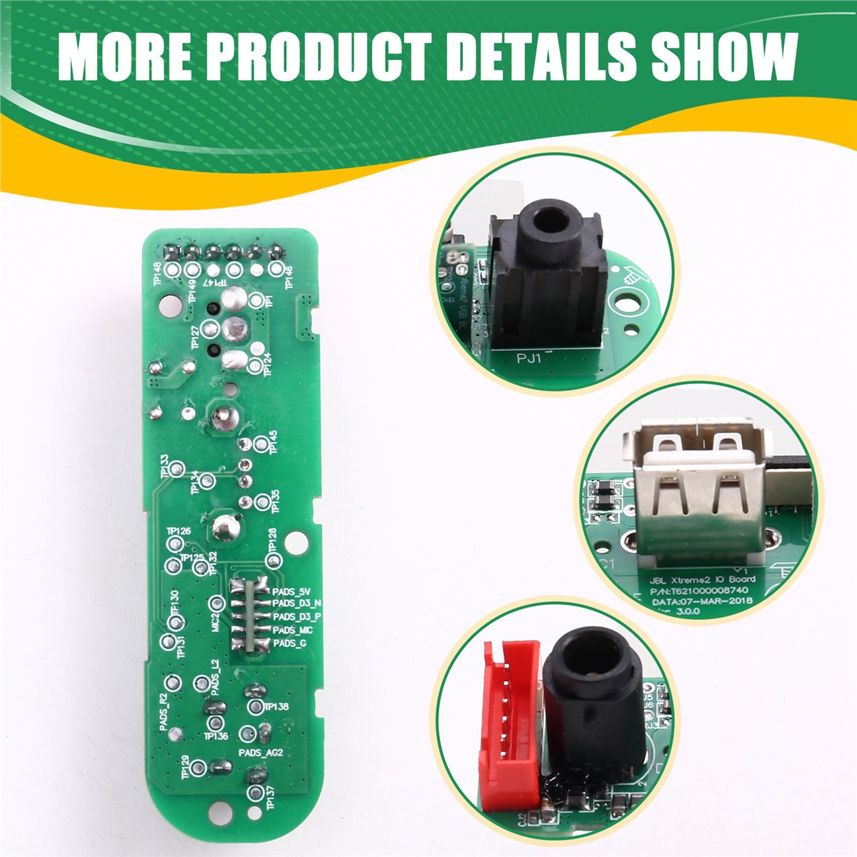 Xtreme Power Tools - لوحة شحن USB صغيرة DT81 لسماعة