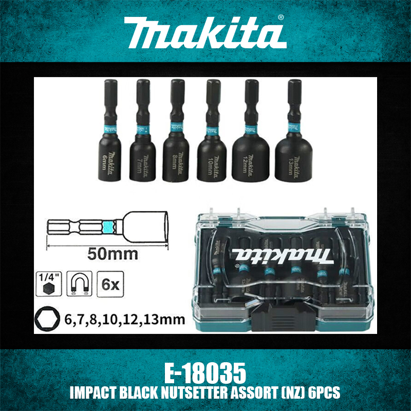 Power Tools Nz - ماكيتا E-18035 طقم مفاتيح ربط صواميل
