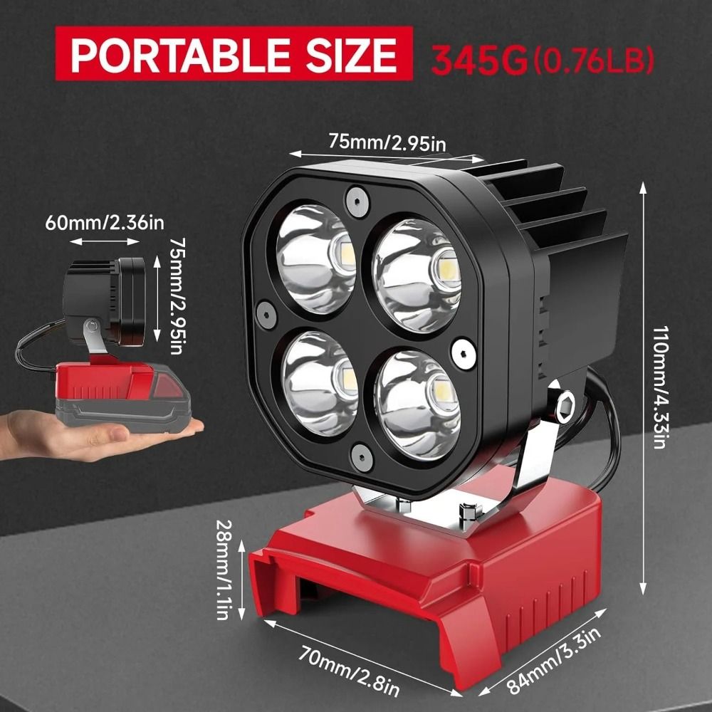 إضاءة لمواقع العمل بقوة 6500 ك - مراجعة Power Tools Construction وسعره