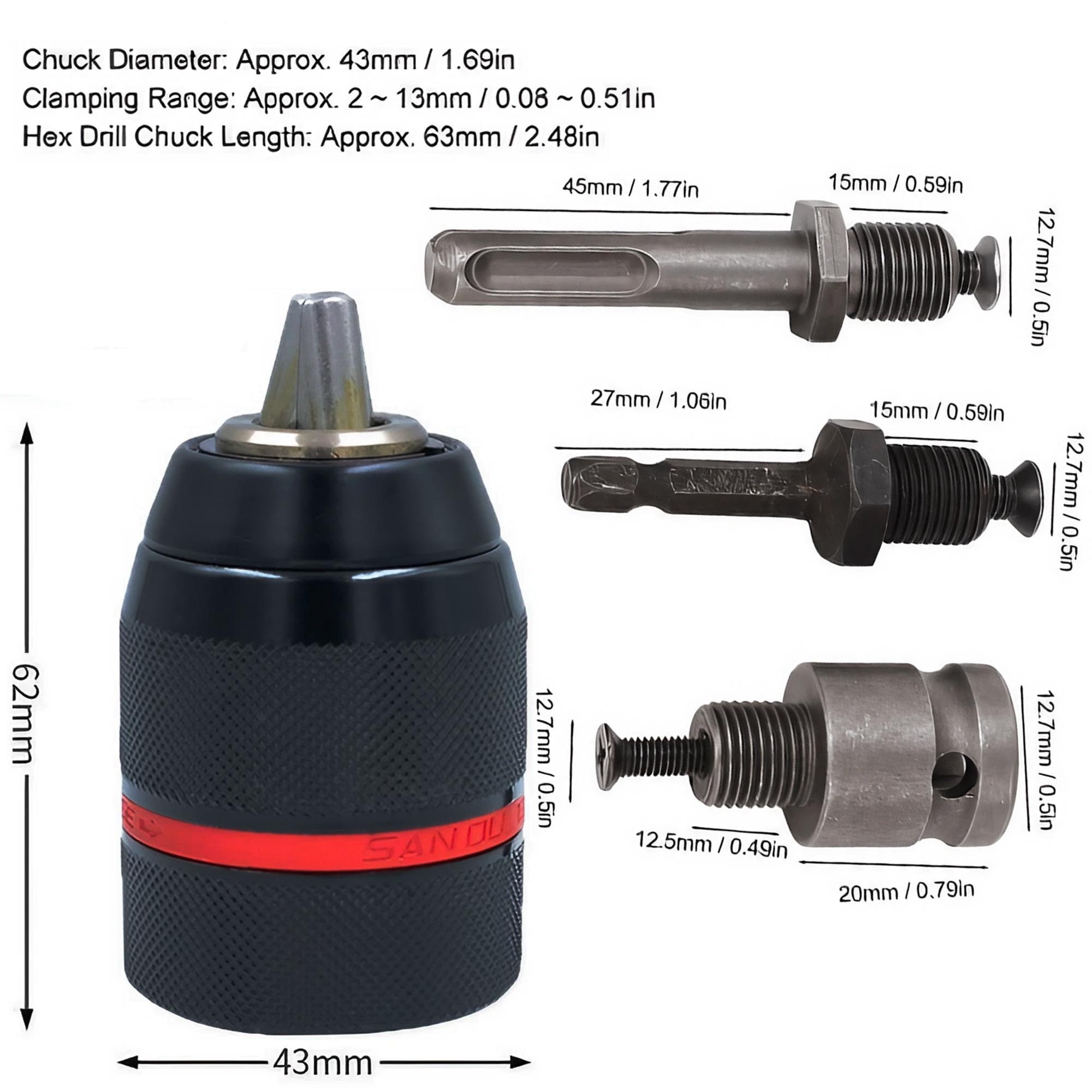 مقبض مثقاب بدون مفتاح للخدمة ا - مراجعة Power Tools Construction وسعره