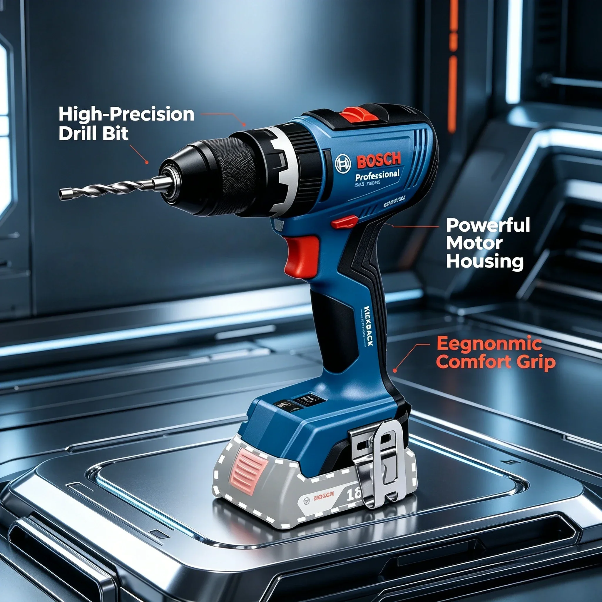 بوش GSB 18V-65 بروفيشنال، طقم  - مراجعة Power Tools Kits وسعره