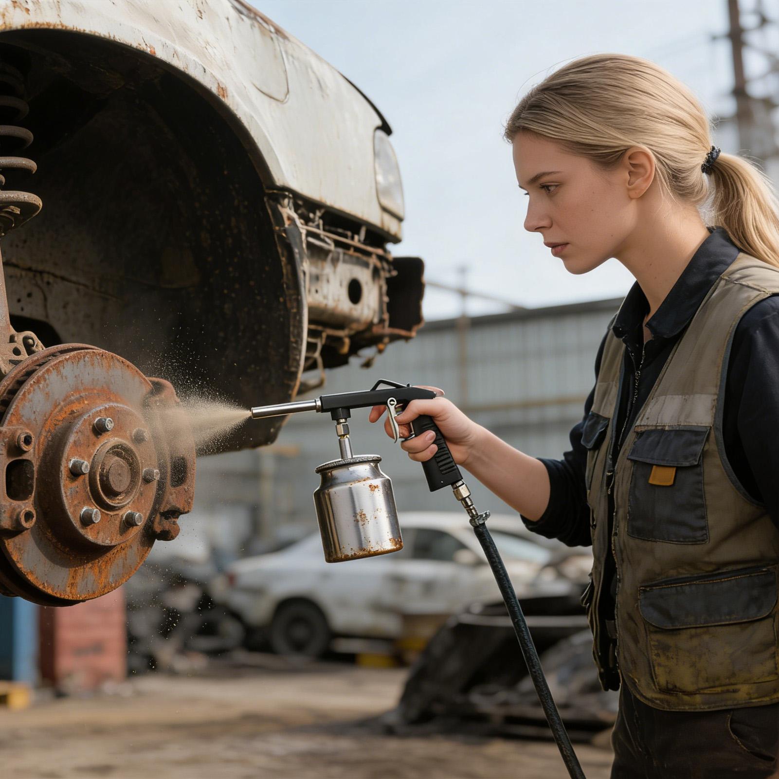 أداة تنظيف بالتفجير الكاشط محم - مراجعة Power Tools Portable وسعره