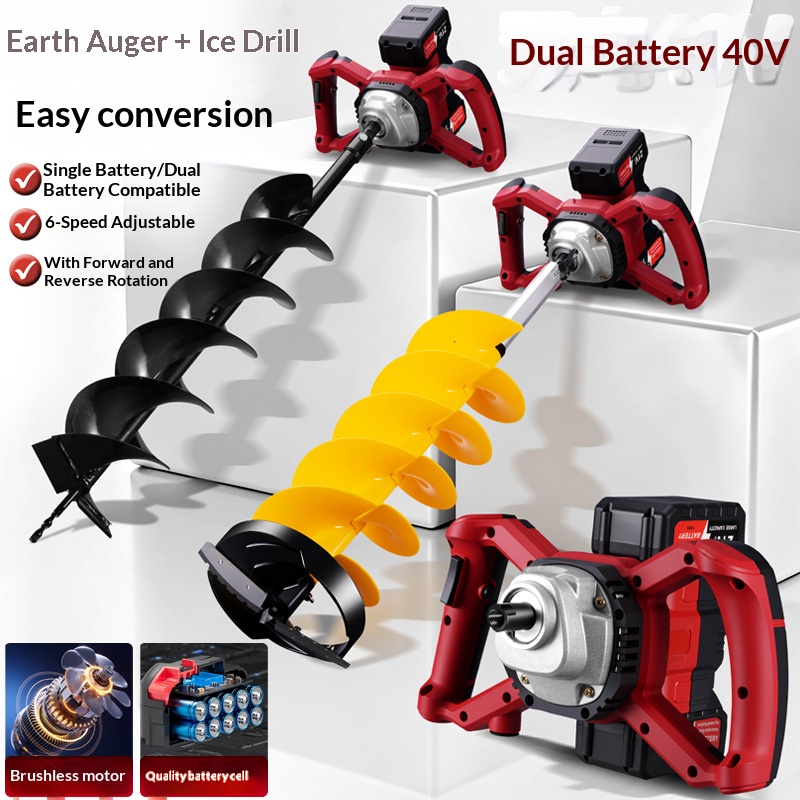 مثقاب أرضي كهربائي ببطارية ليث - مراجعة Power Tools Construction وسعره